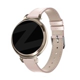 Bandz Bandz Bracelet cuir "Classic" Garmin Lily 2 (rose)