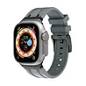 Strap-it Strap-it Bracelet silicone de luxe liquide Apple Watch (gris foncé avec noir) Strap-it Strap-it Bracelet silicone de luxe liquide Apple Watch (gris foncé avec noir)