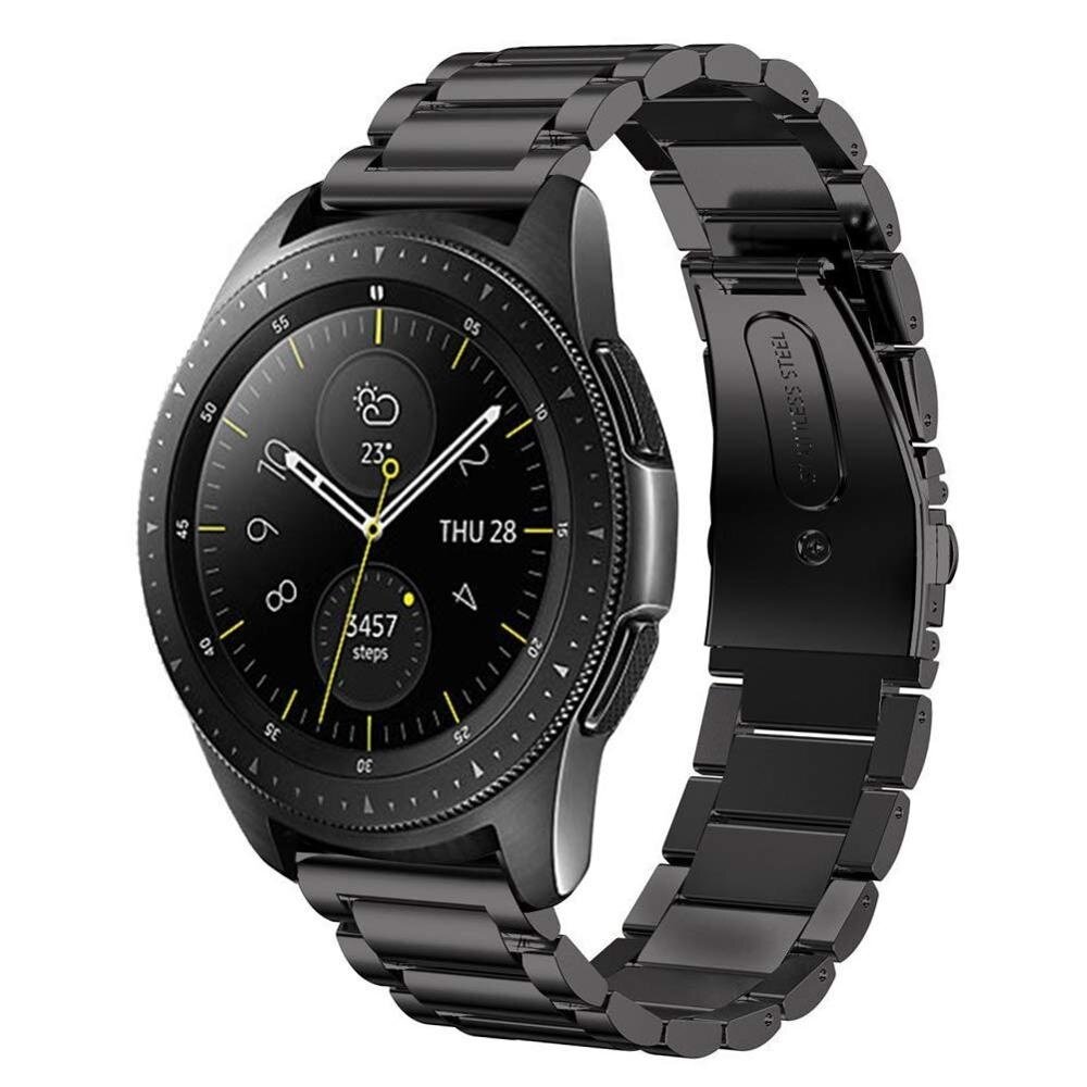 Strap-it Strap-it Bracelet titane Samsung Galaxy Watch 42mm (noir) Strap-it Strap-it Bracelet titane Samsung Galaxy Watch 42mm (noir)