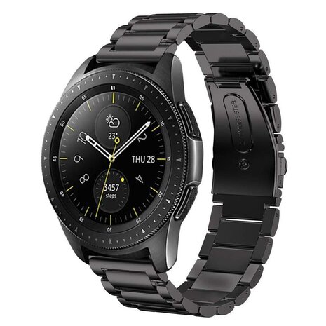 Strap-it Strap-it Bracelet titane Samsung Galaxy Watch 42mm (noir) Strap-it Strap-it Bracelet titane Samsung Galaxy Watch 42mm (noir)