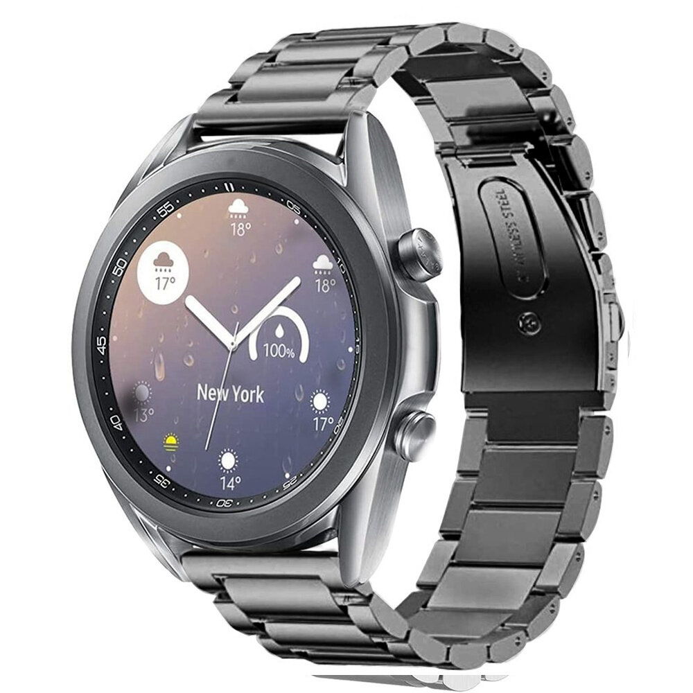 Strap-it Strap-it Bracelet titane Samsung Galaxy Watch 3 41mm (graphite)