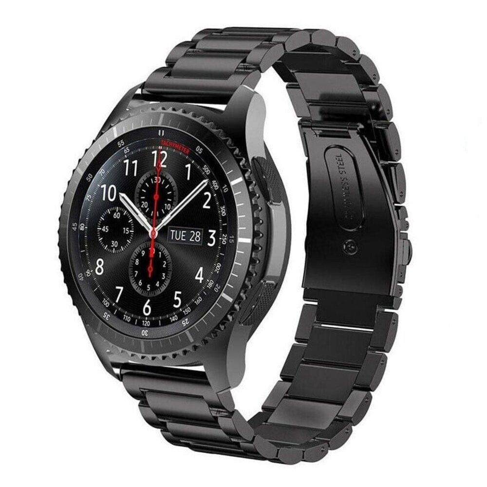 Strap-it Strap-it Bracelet titane Samsung Gear S3 (noir)