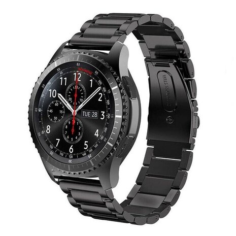 Strap-it Strap-it Bracelet titane Samsung Gear S3 (noir)