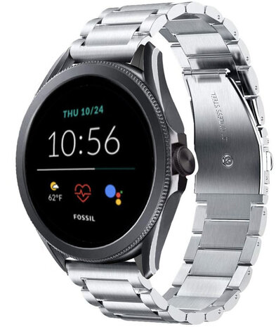 Strap-it Strap-it Bracelet titane Fossil Gen 5e 44mm (argent)