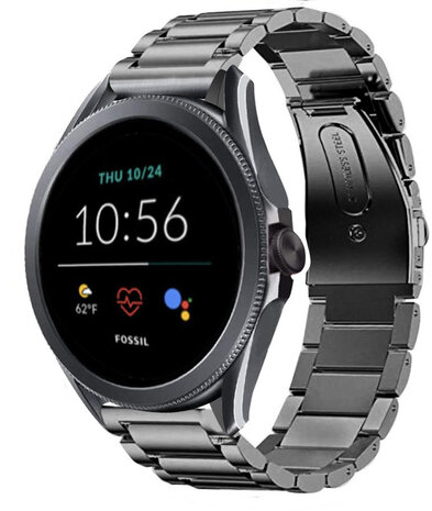 Strap-it Strap-it Bracelet titane Fossil Gen 5e 44mm (graphite)