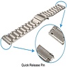 Strap-it Strap-it Bracelet titane Polar Vantage M (titanium) Strap-it Strap-it Bracelet titane Polar Vantage M (titanium)