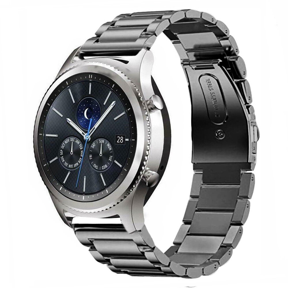 Strap-it Strap-it Samsung Gear S3 titanium bandje (graphite)