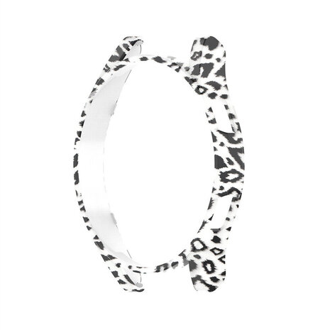 Strap-it Strap-it Coque rigide Samsung Galaxy Watch 4 44mm (white leopard)