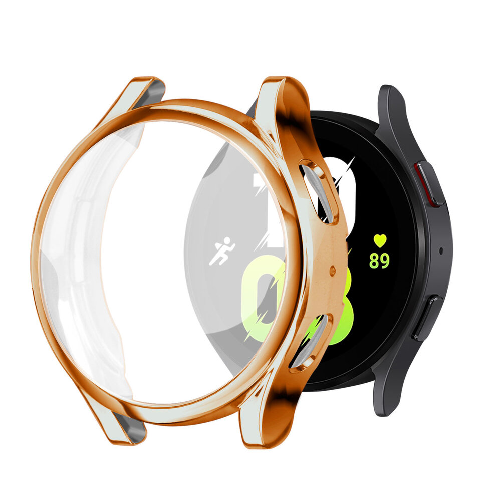 Strap-it Strap-it Coque de TPU Samsung Galaxy Watch 5 40mm (or rose) Strap-it Strap-it Coque de TPU Samsung Galaxy Watch 5 40mm (or rose)