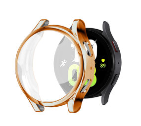 Strap-it Coque de TPU Samsung Galaxy Watch 5 44mm (or rose)