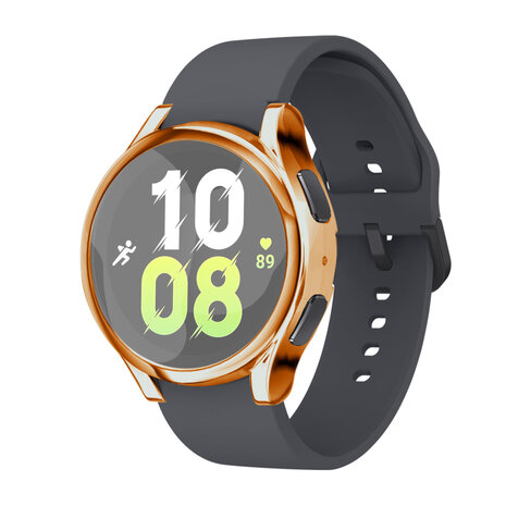 Strap-it Strap-it Coque de TPU Samsung Galaxy Watch 5 44mm (or rose) Strap-it Strap-it Coque de TPU Samsung Galaxy Watch 5 44mm (or rose)