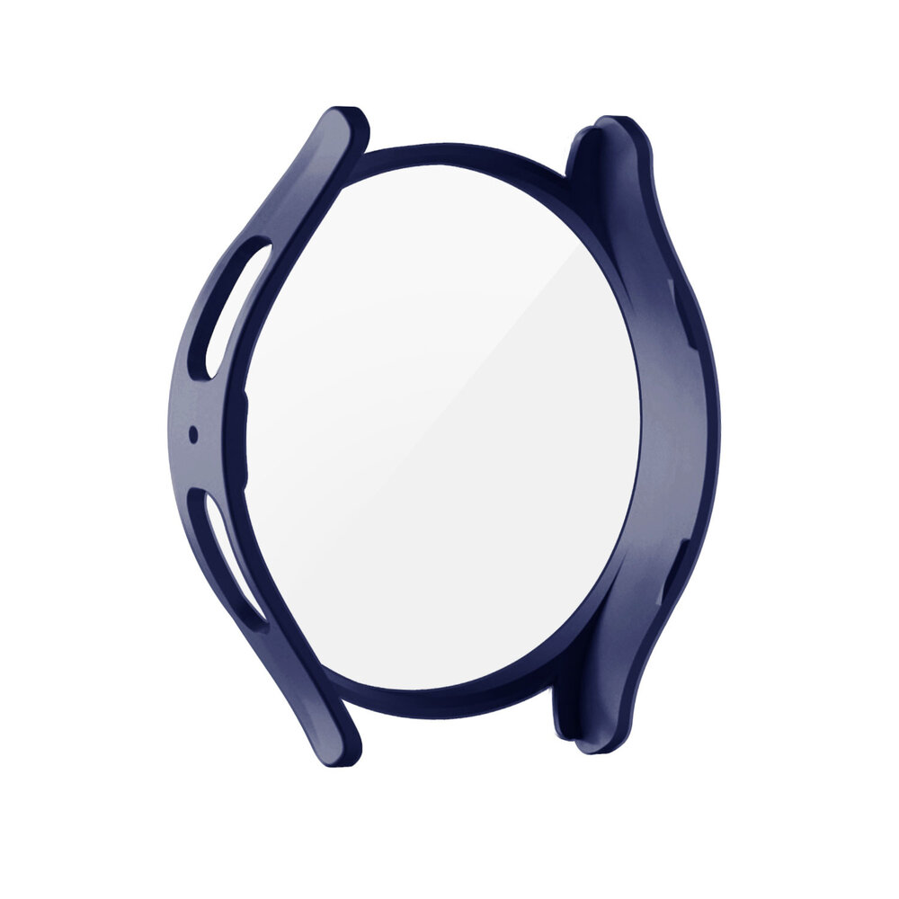 Strap-it Strap-it Coque rigide avec verre Samsung Galaxy Watch 5 40mm (bleu foncé)