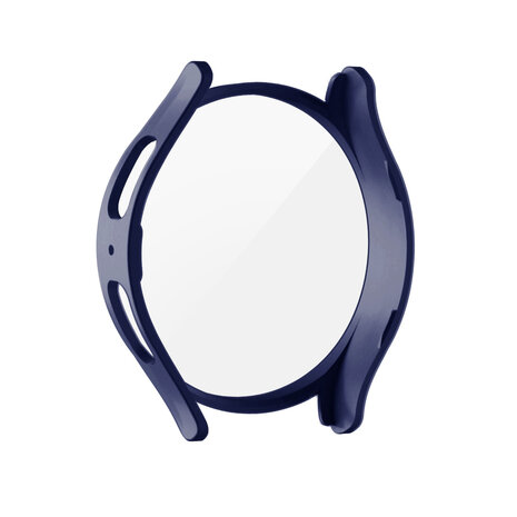 Strap-it Strap-it Coque rigide avec verre Samsung Galaxy Watch 5 40mm (bleu foncé)