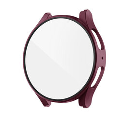 Strap-it Coque rigide avec verre Samsung Galaxy Watch 5 40mm (bordeaux)