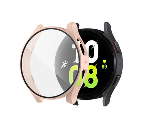 Strap-it Coque rigide avec verre Samsung Galaxy Watch 5 44mm (sable rose)