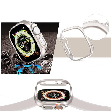 Strap-it Strap-it Coque rigide Apple Watch Ultra 49mm (lumiere stellaire)