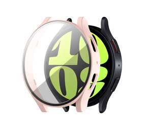 Strap-it Coque rigide avec verre Samsung Galaxy Watch 6 40mm (rose)