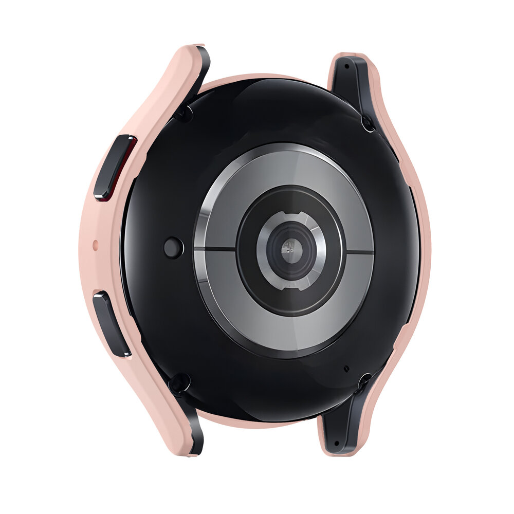 Strap-it Strap-it Coque rigide avec verre Samsung Galaxy Watch 6 40mm (rose)