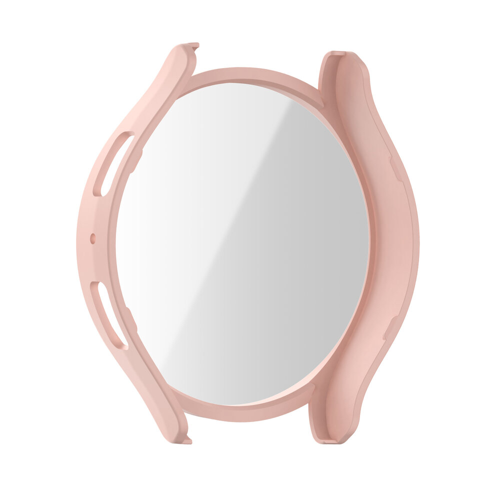 Strap-it Strap-it Coque rigide avec verre Samsung Galaxy Watch 6 40mm (rose)