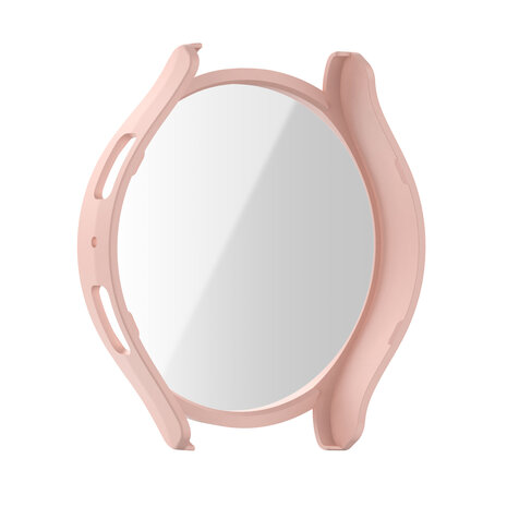 Strap-it Strap-it Coque rigide avec verre Samsung Galaxy Watch 6 40mm (rose)