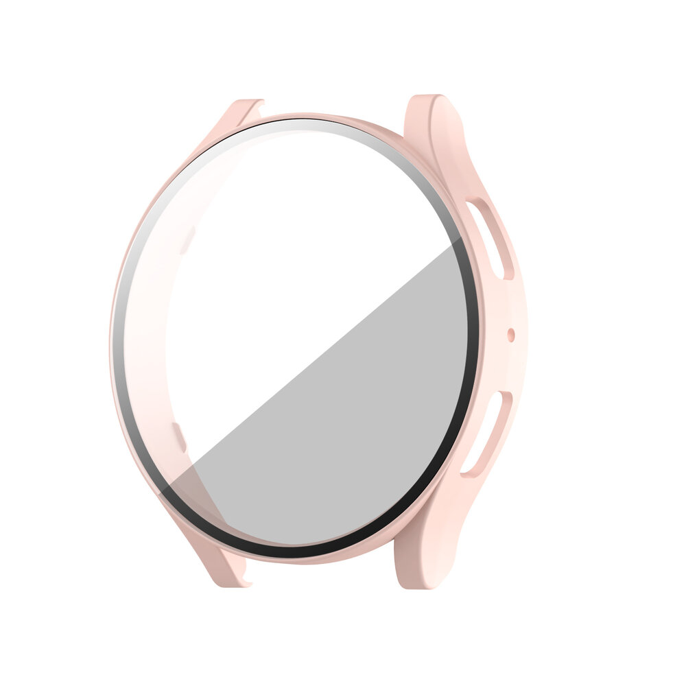 Strap-it Strap-it Coque rigide avec verre Samsung Galaxy Watch 6 40mm (rose)