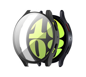 Strap-it Coque rigide avec verre Samsung Galaxy Watch 6 44mm (noir)