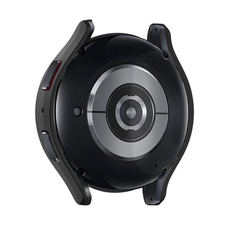 Strap-it Strap-it Coque rigide avec verre Samsung Galaxy Watch 6 44mm (noir)