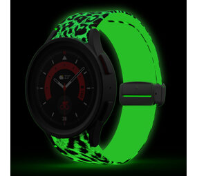 Strap-it Bracelet magnetique Luminous Leopard Samsung Galaxy Watch 5 Pro