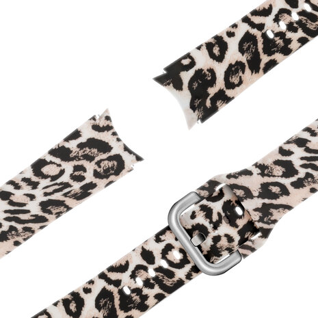 Bandz Strap-it Bandz Bracelet silicone 'Leopard' Samsung Galaxy Watch 5 Pro