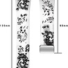 Strap-it Strap-it Bracelet magnetique Transparent Flower Samsung Galaxy Watch 5 44mm Strap-it Strap-it Bracelet magnetique Transparent Flower Samsung Galaxy Watch 5 44mm