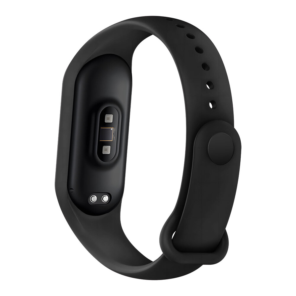 Bandz Strap-it Bandz Bracelet Silicone 'Classic'  Xaomi Mi Band 6 (noir)