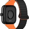 Strap-it Strap-it Bracelet silicone magnetique Redmi Watch 4 (noir/orange) Strap-it Strap-it Bracelet silicone magnetique Redmi Watch 4 (noir/orange)
