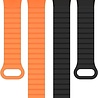 Strap-it Strap-it Bracelet silicone magnetique Redmi Watch 4 (noir/orange) Strap-it Strap-it Bracelet silicone magnetique Redmi Watch 4 (noir/orange)