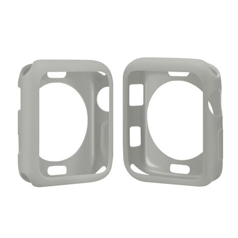 Strap-it Strap-it Coque en TPU Apple Watch (gris)