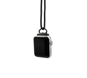 Strap-it Collier Apple Watch avec coeur (noir)