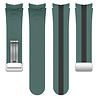 Strap-it Strap-it Bracelet magnétque sport Samsung Galaxy Watch 4 Classic 42mm (vert/noir) Strap-it Strap-it Bracelet magnétque sport Samsung Galaxy Watch 4 Classic 42mm (vert/noir)