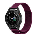 Strap-it Bracelet Milanais Samsung Galaxy Watch 4 Classic 42mm (violet)