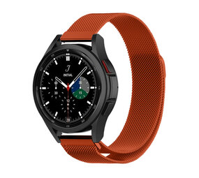 Strap-it Bracelet Milanais Samsung Galaxy Watch 4 Classic 46mm (orange)