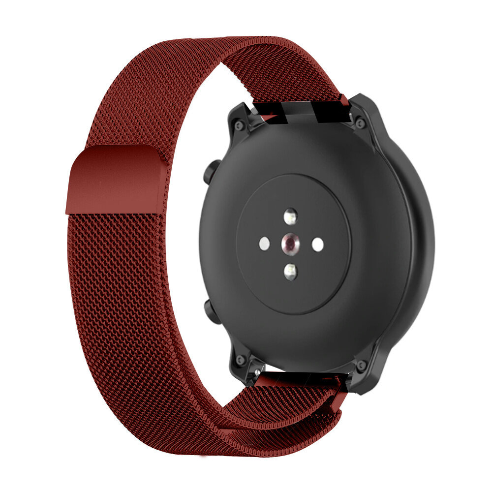 Strap-it Strap-it Bracelet Milanais Samsung Galaxy Watch 3 41mm (rouge)