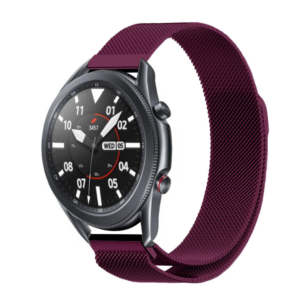 Strap-it Strap-it Bracelet Milanais Samsung Galaxy Watch 3 45mm (violet)