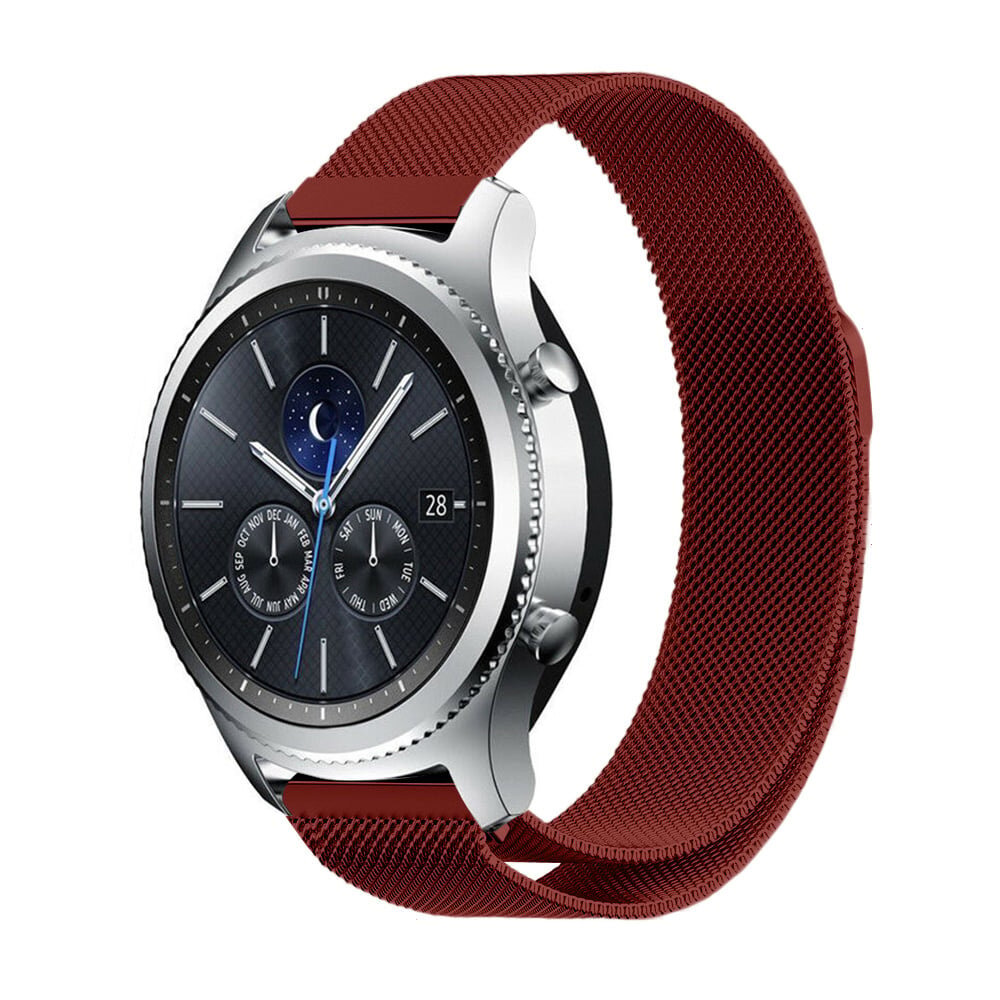 Strap-it Strap-it Bracelet Milanais Samsung Gear S3 (rouge)