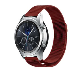 Strap-it Bracelet Milanais Samsung Gear S3 (rouge)