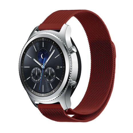 Strap-it Strap-it Bracelet Milanais Samsung Gear S3 (rouge)