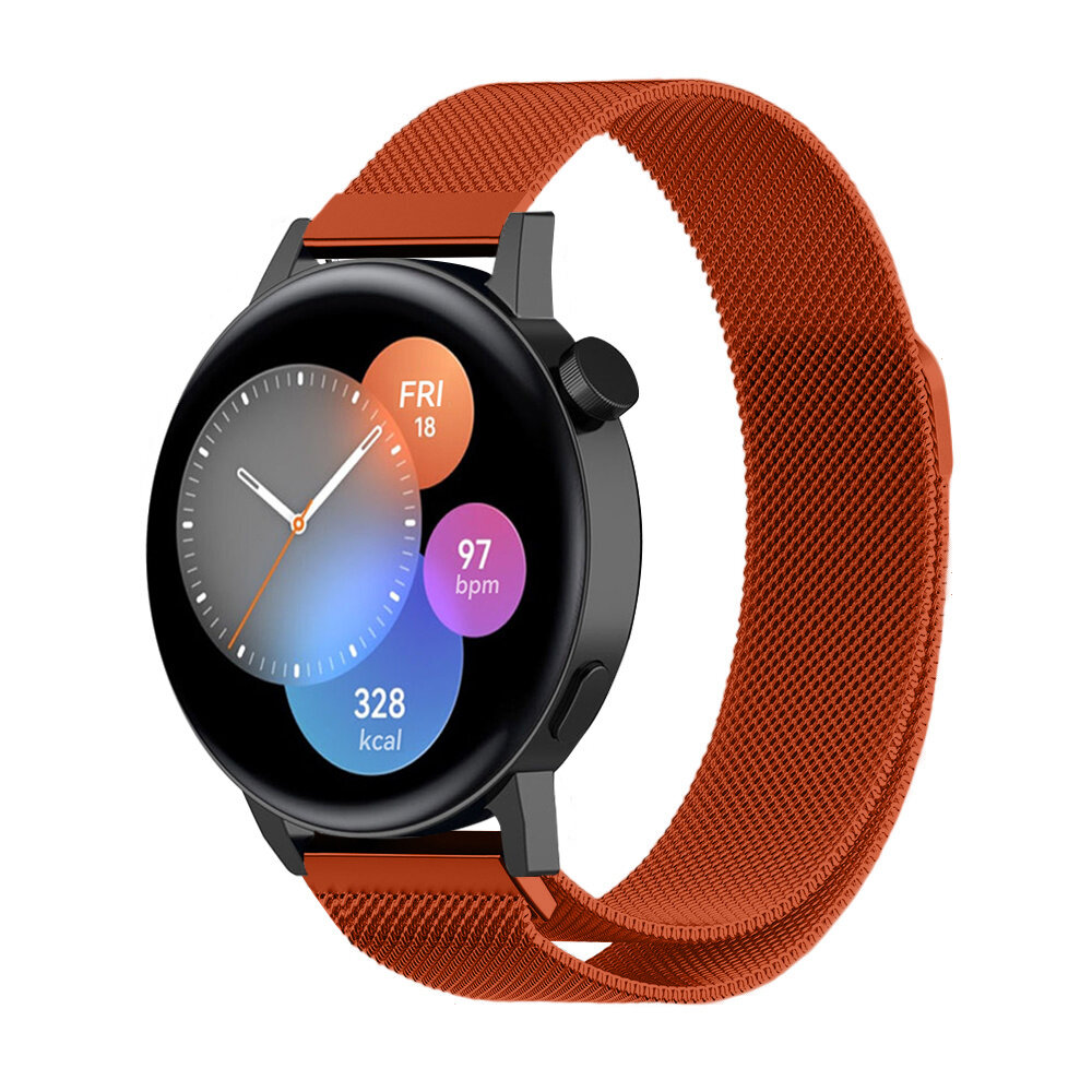 Strap-it Strap-it Bracelet Milanais Huawei Watch GT 3 42mm (orange)