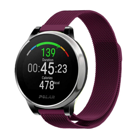 Strap-it Strap-it Bracelet Milanais Polar Grit X (violet)