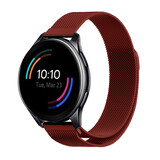 Strap-it Bracelet Milanais OnePlus Watch (rouge)