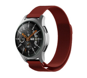 Strap-it Bracelet Milanais Samsung Galaxy Watch 46mm (rouge)