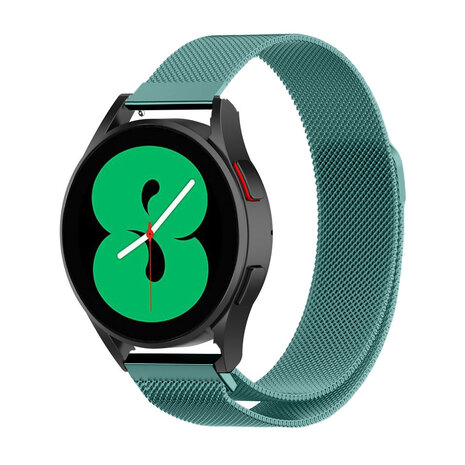 Strap-it Strap-it Bracelet Milanais Samsung Galaxy Watch 4 40mm (vert) Strap-it Strap-it Bracelet Milanais Samsung Galaxy Watch 4 40mm (vert)