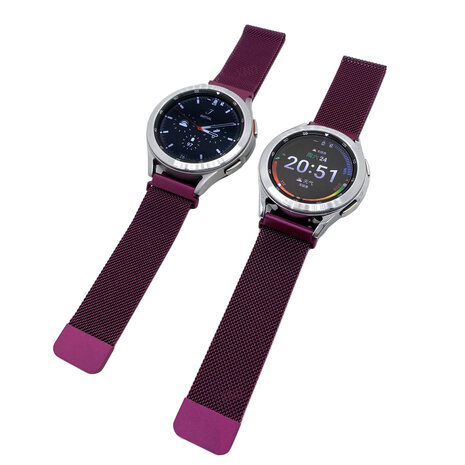 Strap-it Strap-it Bracelet Milanais Samsung Galaxy Watch 4 40mm (violet)