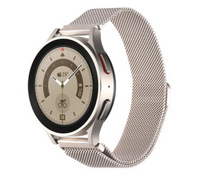 Strap-it Bracelet Milanais Samsung Galaxy Watch 5 Pro (lumiere stellaire)